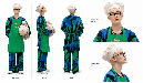 Reference character sheet for video editing